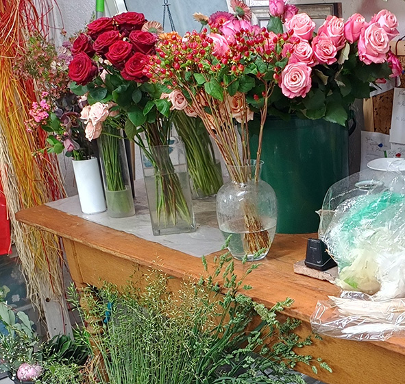 Bedarfsgerechter Einkauf Blumen